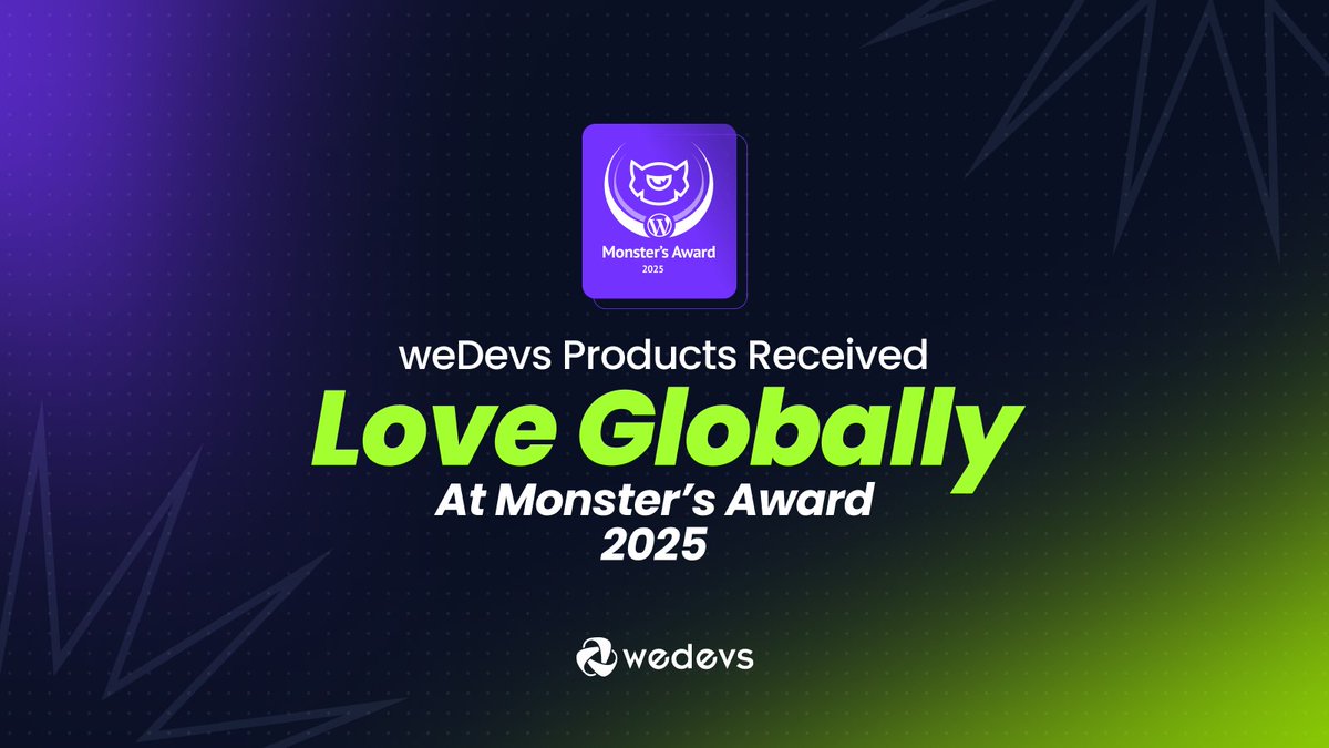 weDevs tweet media