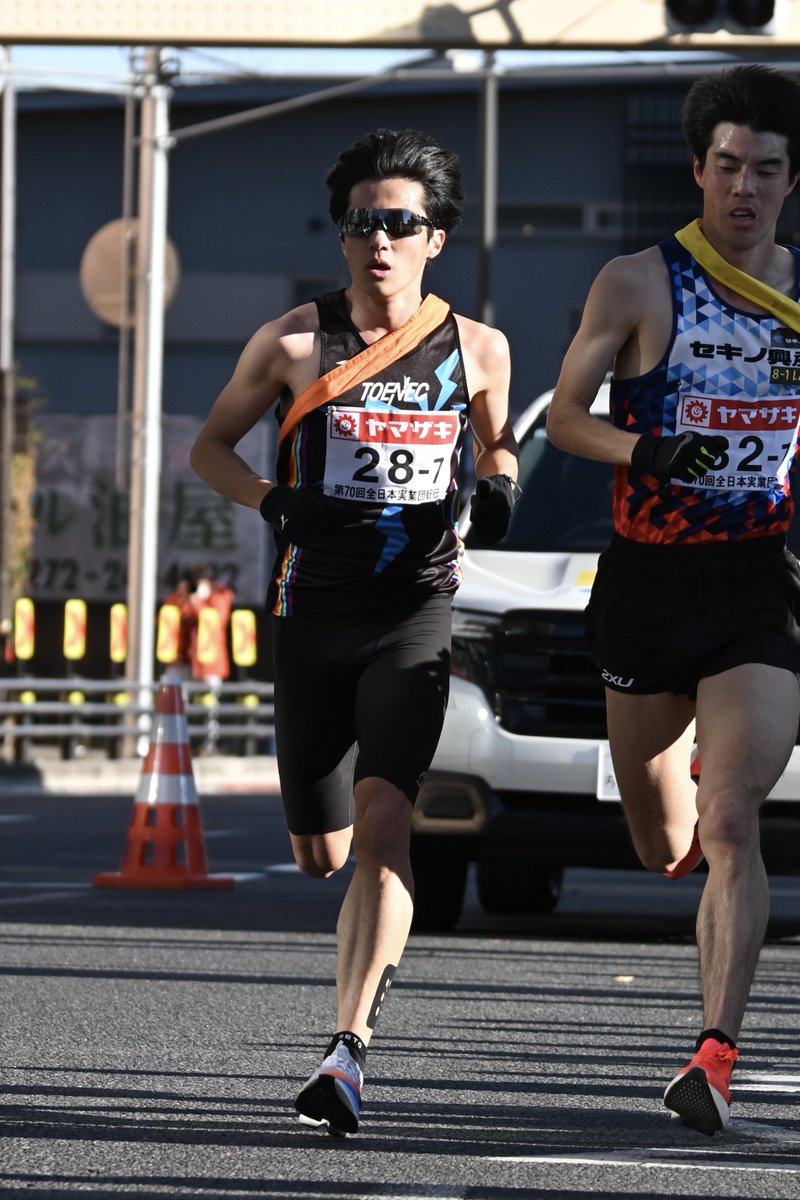 panda_neco125's tweet photo. 2026/1/1
ニューイヤー駅伝
7区 山中 秀真選手(トーエネック)

風が強い中お疲れ様でした！
最後のスパート格好良かった☺️ https://t.co/rw6GHlbpB5