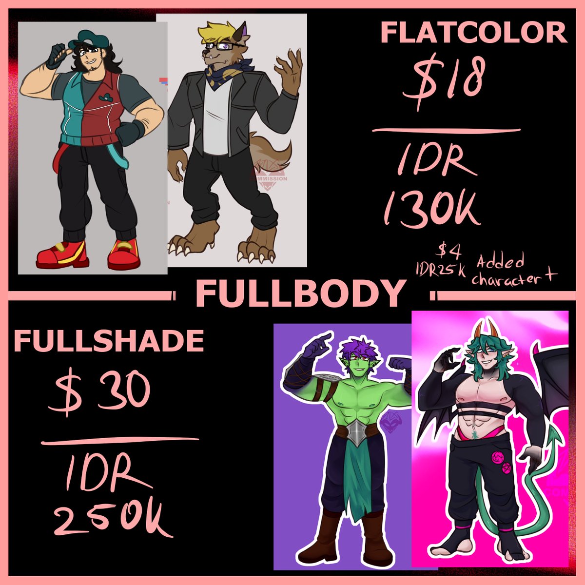 Vil_xx6's tweet photo. Commission is update and open! Please read Term Of Service and if you are interested in buying my commission please dm me on discord or instagram (dont dm me on twitter because its broke for me)
Discord: vilx.6 
Instagram: vil.xx6
#commissionsopen #commissionart https://t.co/9C67IHRH0j