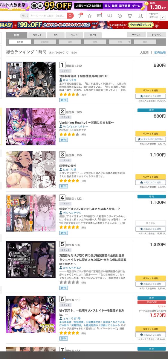 時間単位のランキングだと4位になっているようです!読んでもらえて嬉しいです!ありがとうございます!!
https://t.co/6QhxMeD6cI 
