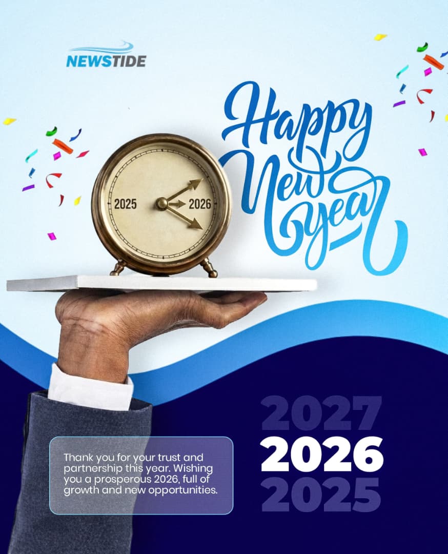 PNewstide's tweet photo. Thank you for the trust, collaboration, and partnerships that defined 2025.

In the year 2026, Newstide remains focused and ready to collaborate more with you and your organisation.

Wishing you a prosperous and opportunity-filled New Year! https://t.co/uZwNJfDqHN