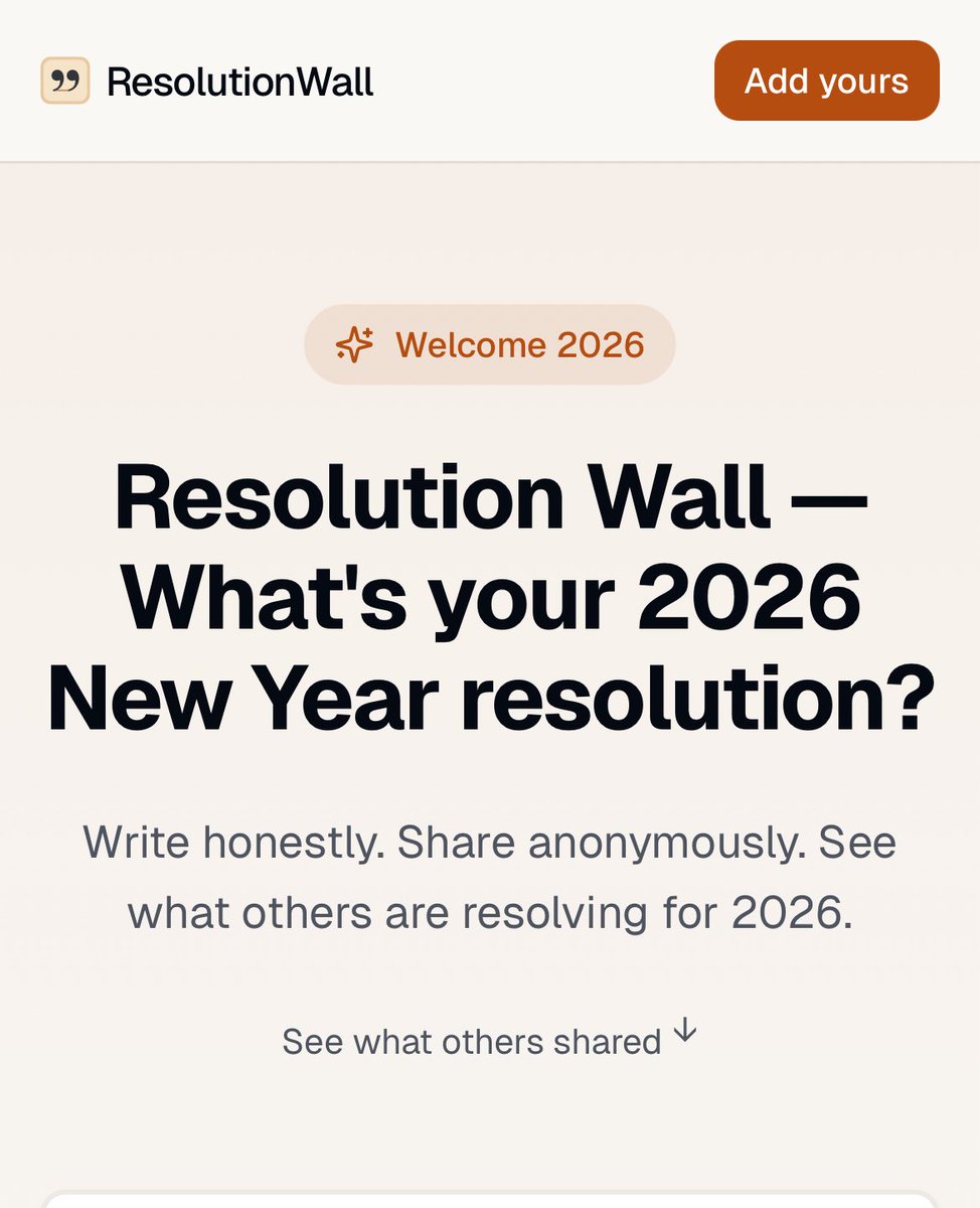 The countdown timer has stopped and we are now in 2026. But what we resolve to do for the year, the month and each day never ends. So I’m thinking should I turn this into an accountability wall where you can choose to share publicly what you want to achieve each month or each