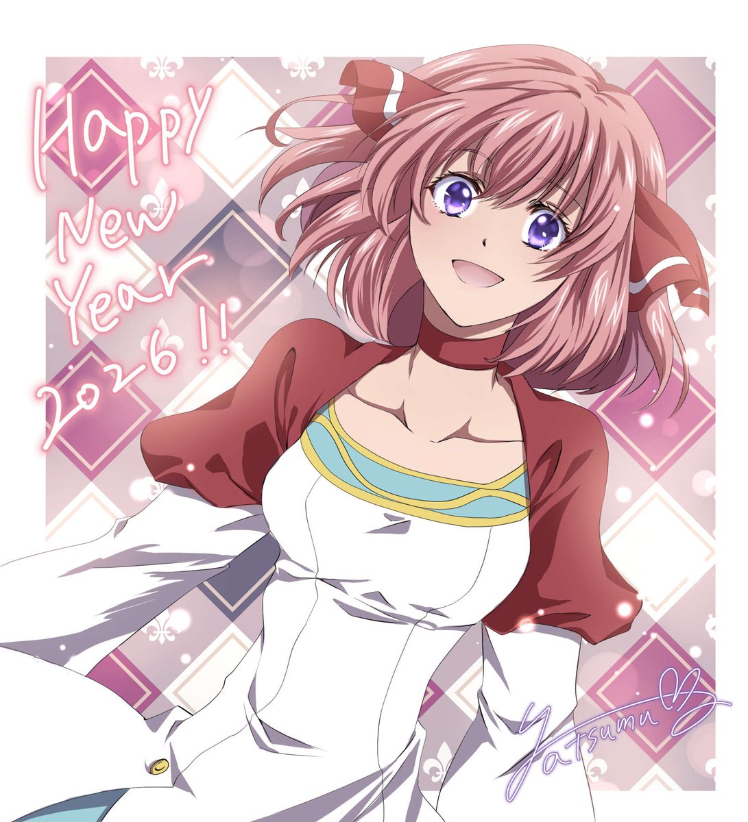 今年はオフイベントにたくさん参加できたらと思っております😊もちろん漫画本編も進めたいですっ！今年もよろしくお願い致します‼️
#HAPPYNEWYEAR2026
#新年イラスト2026