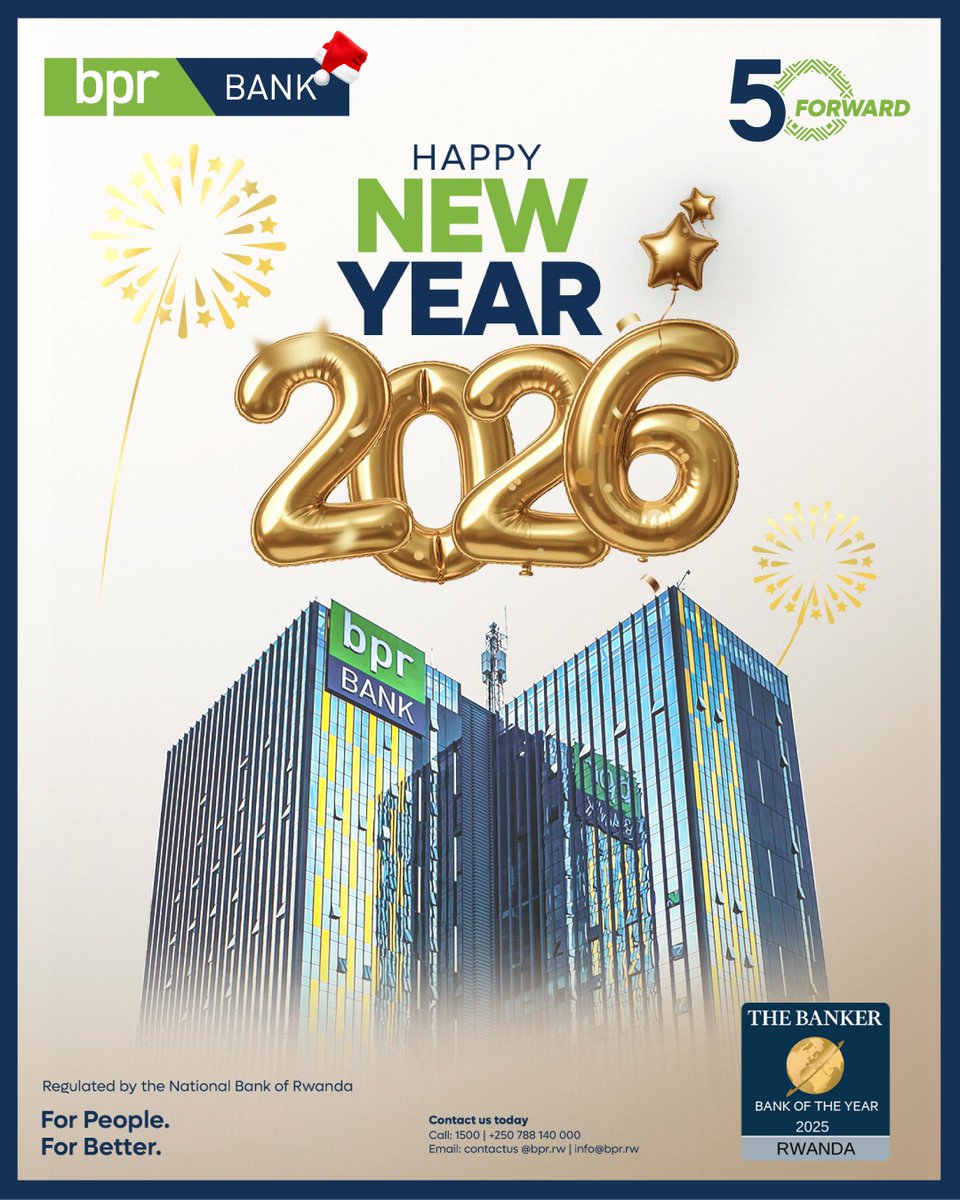 BPRbankrw's tweet photo. Happy New Year!
Cheers to fresh starts, soft landings and wins you never imagined.
#ForPeopleForBetter
#50Forward https://t.co/rkllANKu3O