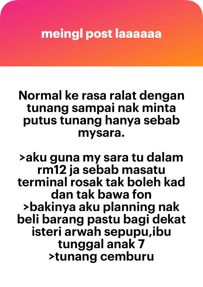 meinmokhtar's tweet image. Tanda tanda MYSARA dah selamatkan ang dari salah kahwin. Terima kasih PMX