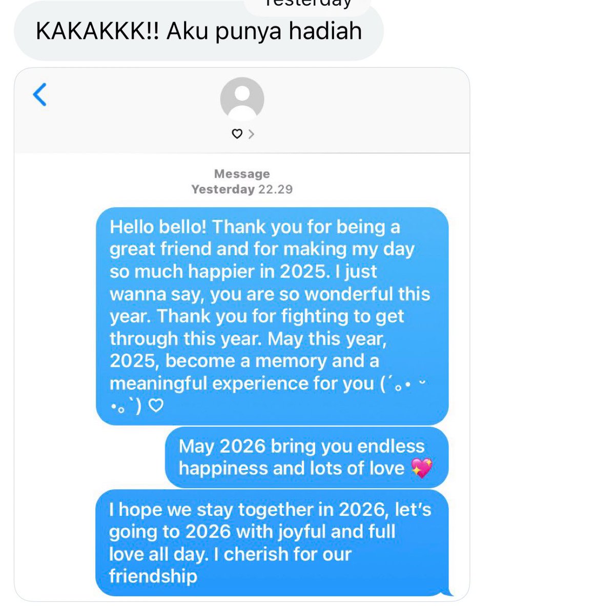 disillusioneth's tweet image. Thank you for the gift(s), my beloved friends! Happy new year.