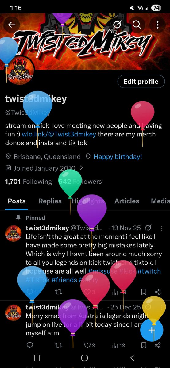 Happy new years and happy birthday to me :) hope everyone has a great day