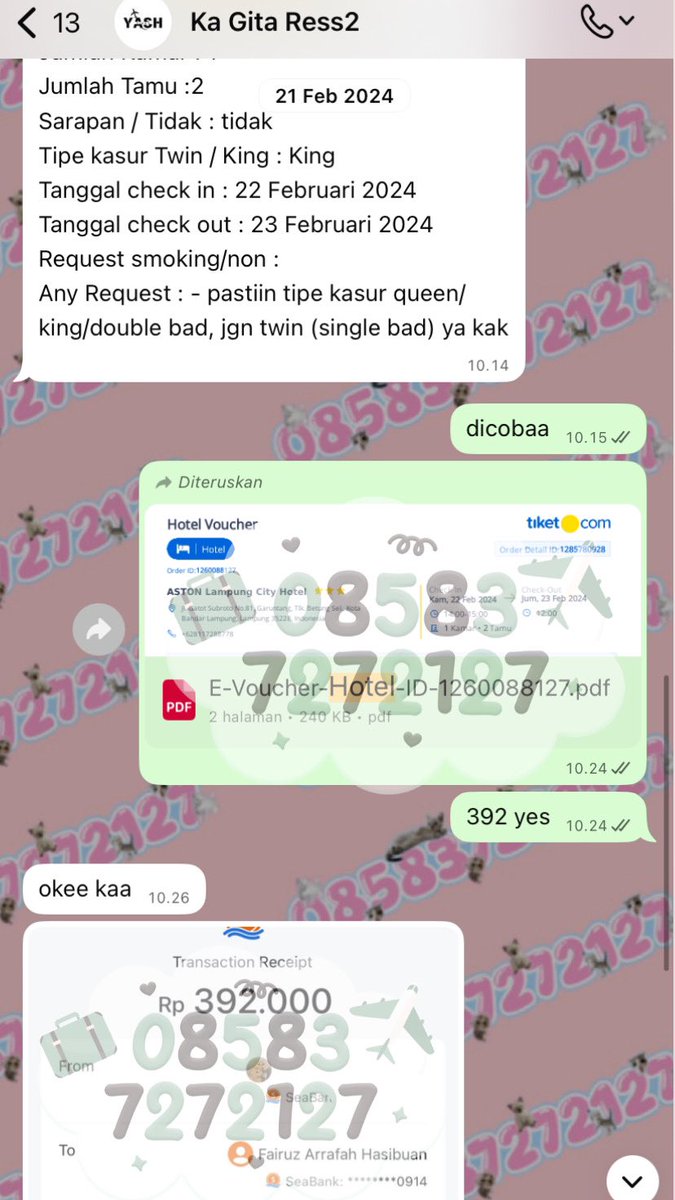 feedcleo's tweet image. 371. Hotel 🏨 Aston Lampung =&amp;gt; 22 Februari 2024 1 room #TestiTicketByCleo

tag. promo diskon hotel penginapan villa oyo apartment murah trusted