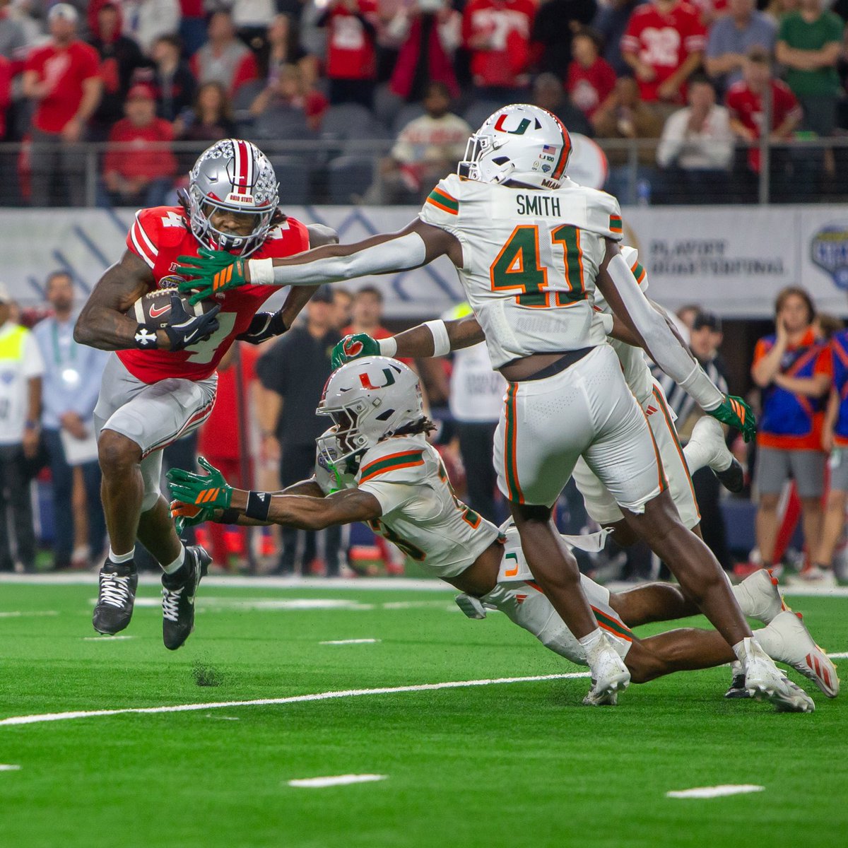 wisejohnp's tweet image. Jeremiah finds the end zone. Miami up 17-14 in the 4th. ⁦@wsyx6⁩