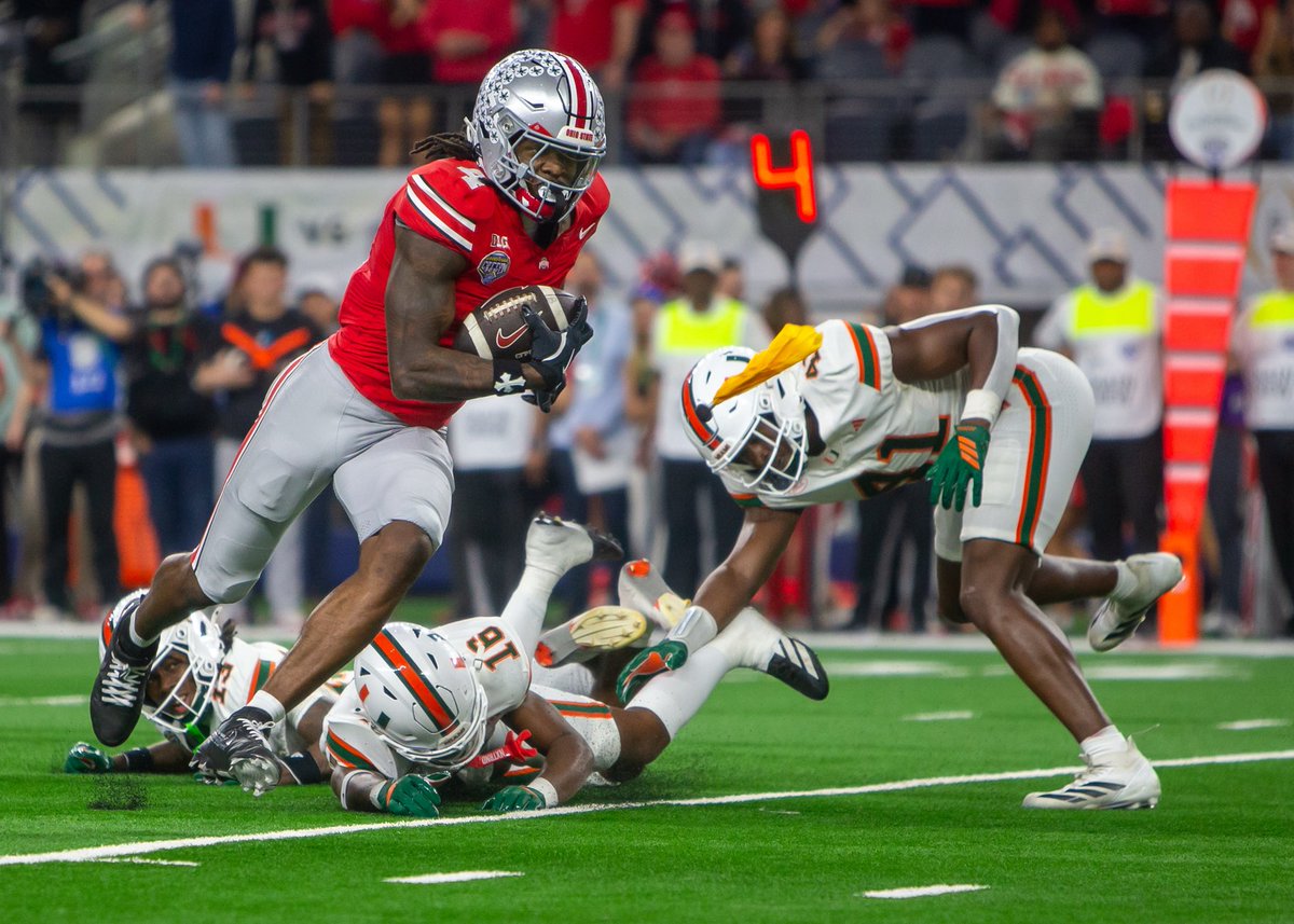 wisejohnp's tweet image. Jeremiah finds the end zone. Miami up 17-14 in the 4th. ⁦@wsyx6⁩