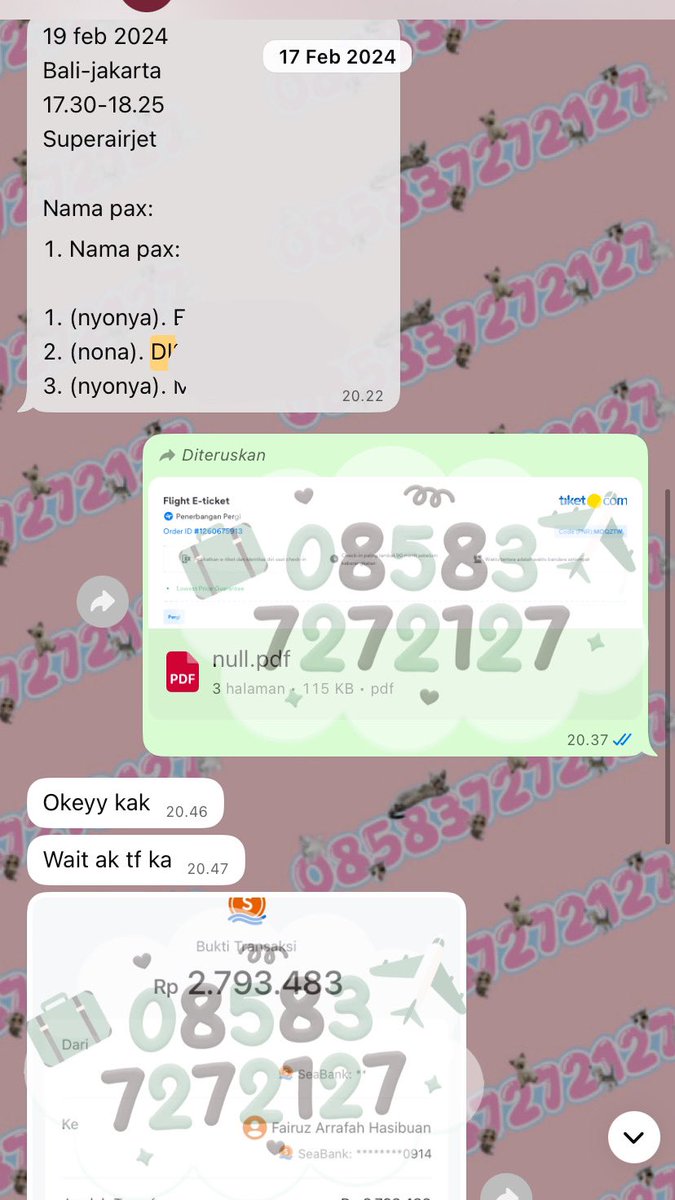 feedcleo's tweet image. 370. Pesawat ✈️ Super Air Jet DPS =&amp;gt; CGK 19 Februari 2024 3 pax #TestiTicketByCleo

tag. voucher promo diskon pesawat murah trusted