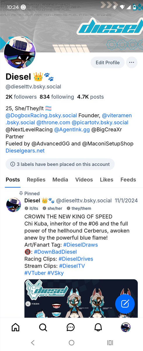 DieselTTV.bsky.social tweet media