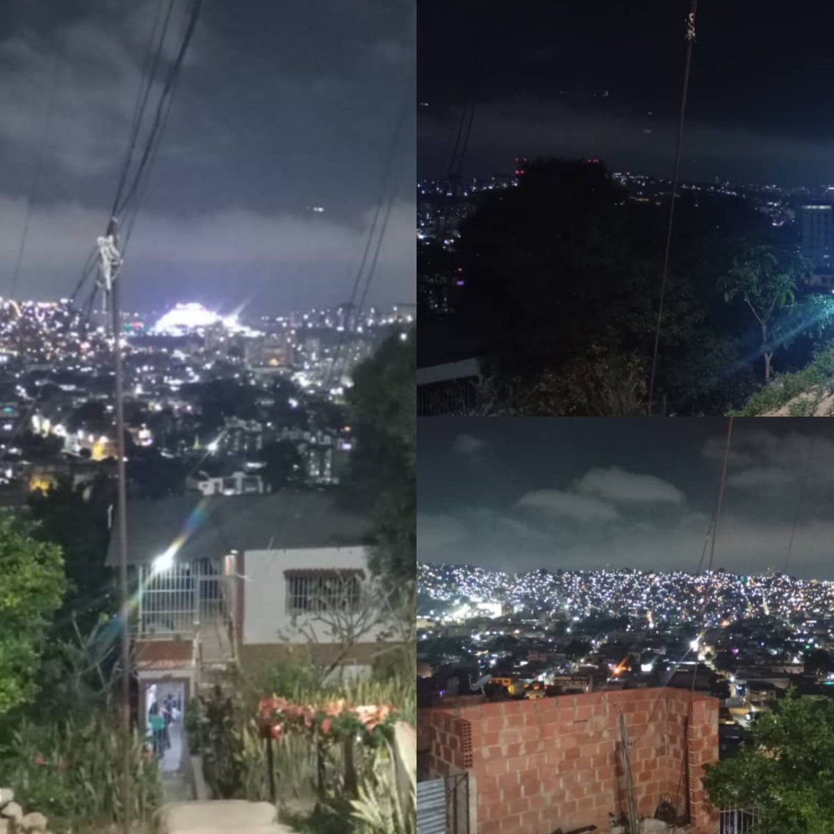 Observen como estos sinvergüenzas han iluminado el helicoide, el centro de torturas más grande de américa este 31 de diciembre del 2025 mientras el resto de la ciudad está prácticamente a oscuras como los que están ahí adentro secuestrados.