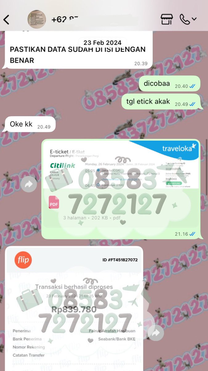feedcleo's tweet image. 373. Pesawat ✈️ Citilink CGK =&amp;gt; PNK 26 Februari 2024 1 pax #TestiTicketByCleo

tag. promo diskon pesawat citilink murah cepat legal trusted