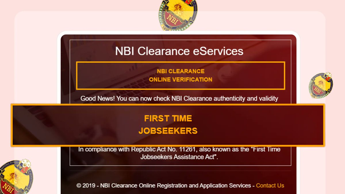 nbi_clearance's tweet photo. Get your NBI for free with first time job seeker: https://t.co/NLxNYu5LsN https://t.co/phN8Wg9Q4W