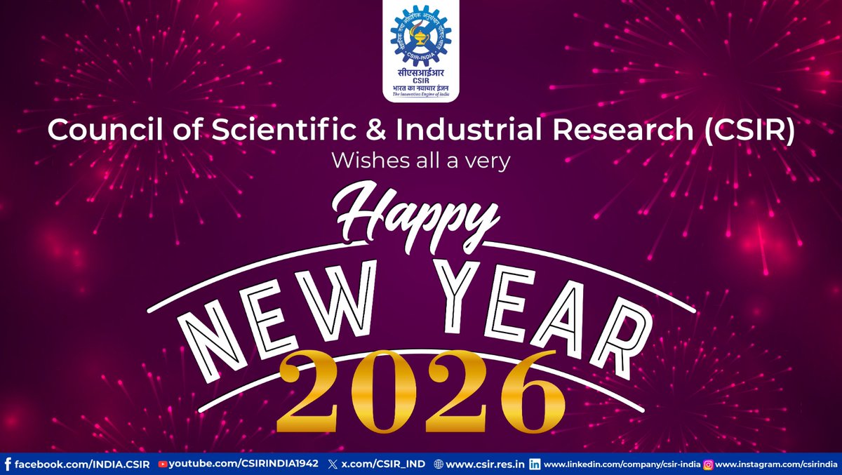 CSIR, India tweet media