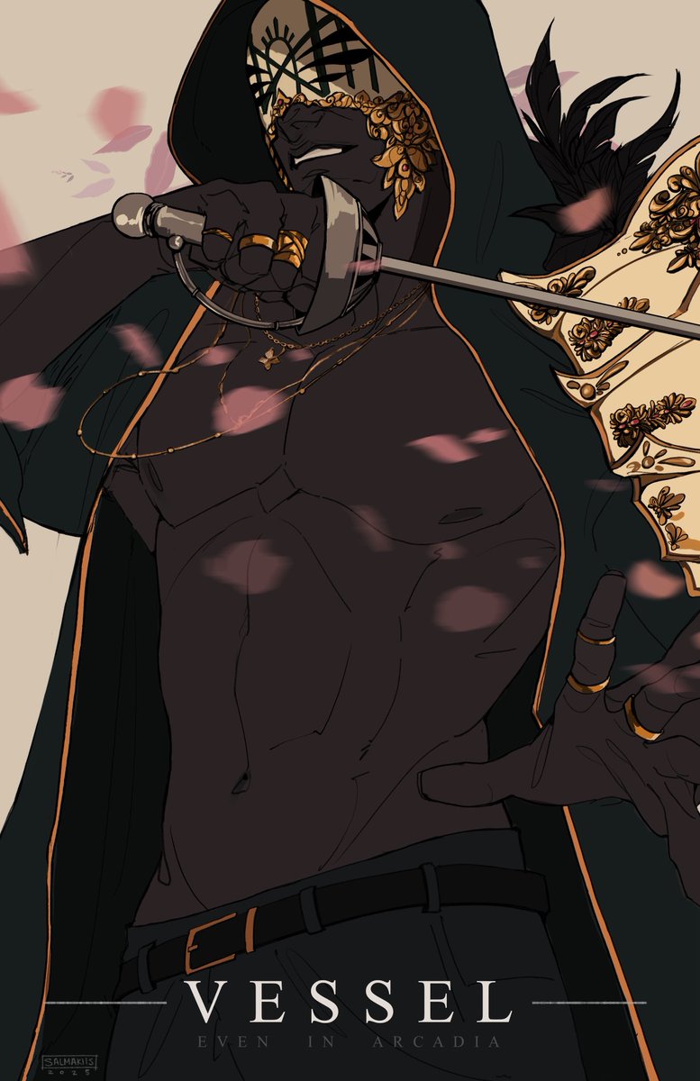 salmakiis's tweet image. last drawing of 2025 :::) #sleeptoken #sleeptokenart