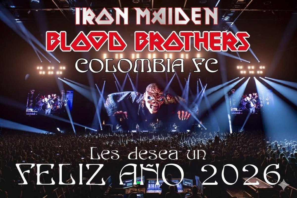 Iron Maiden Blood Brothers Colombia tweet media