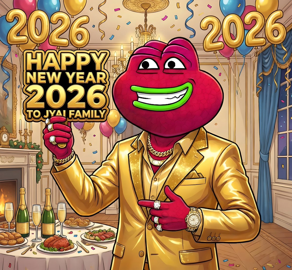 2026 isn’t a wish. It’s a destination.
$JYAI family is just getting started 🚀
New year. New level. 💎