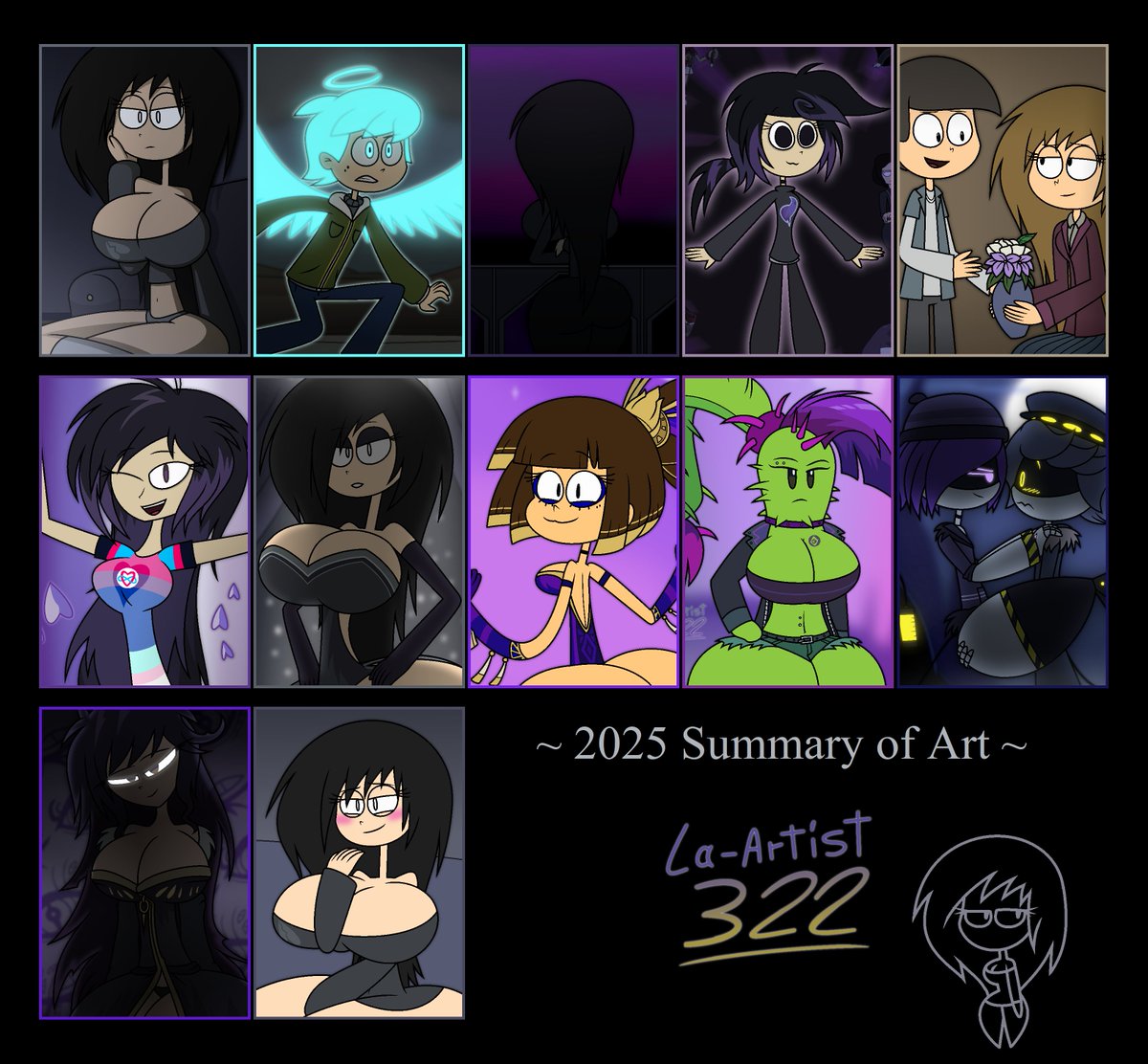 Always went faster then before and I unlikely to keep it as promise but meh, here I am, with new art went masterpieces and amazingly drawn.~
Awhile maybe this time, I'm be more opening in actively. See ya all again~!