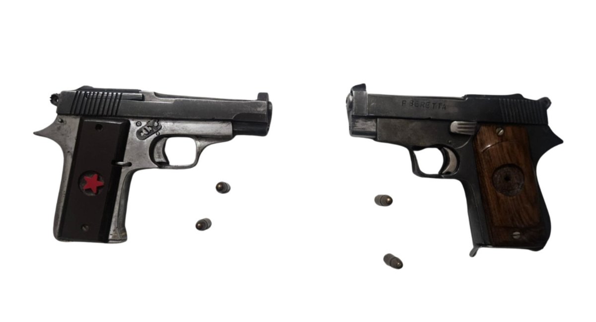 In a major breakthrough, the Anti-Gangster Task Force (#AGTF) Punjab, in a joint operation with <a href="/TarnTaranPolice/">Tarn Taran Police</a>, arrests four accused and foils a targeted firing conspiracy in the border area.

Recovery: Two country-made .32 bore pistols &amp; 04 live cartridges.

Preliminary