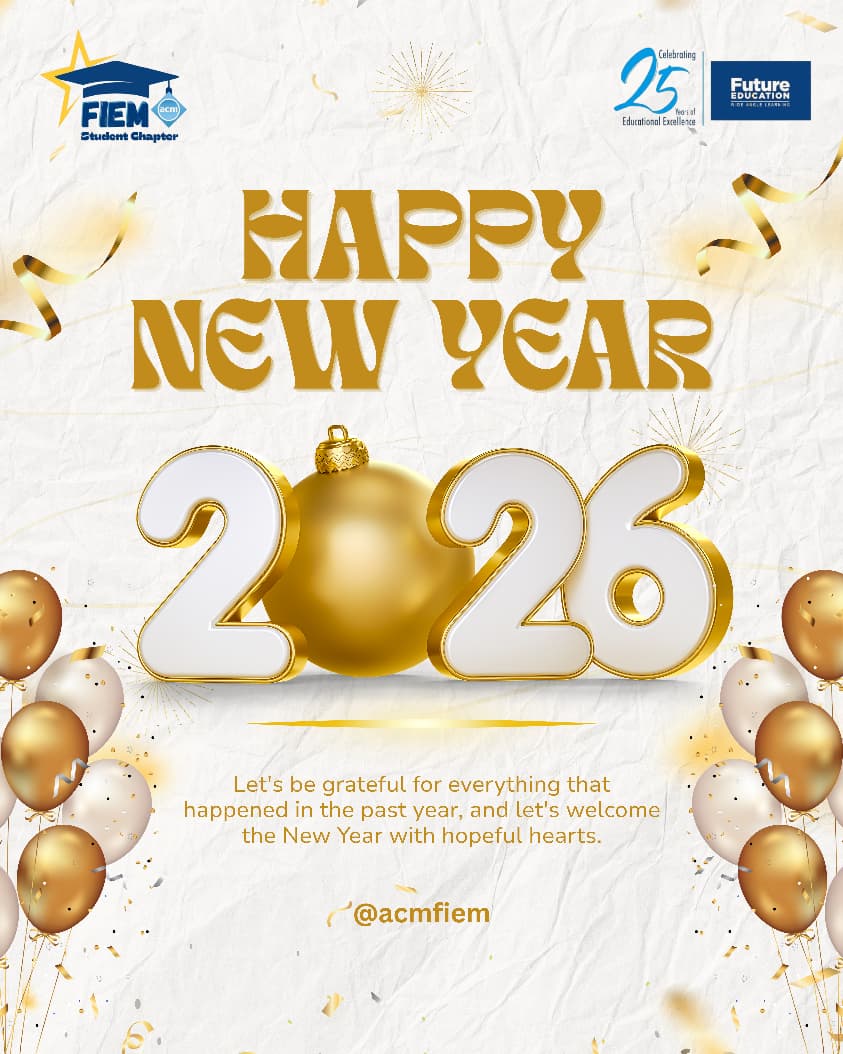 🎉 Happy New Year from FIEM ACM Student Chapter! 🎉
Here’s to new ideas, new skills, and new milestones in the year ahead. Let’s code, create, and conquer! 💻✨

Happy New Year, New Year Greetings, 2026

#FIEMACMStudentChapter
#InnovateToInspire
#NewYearVibes
#Hello2026