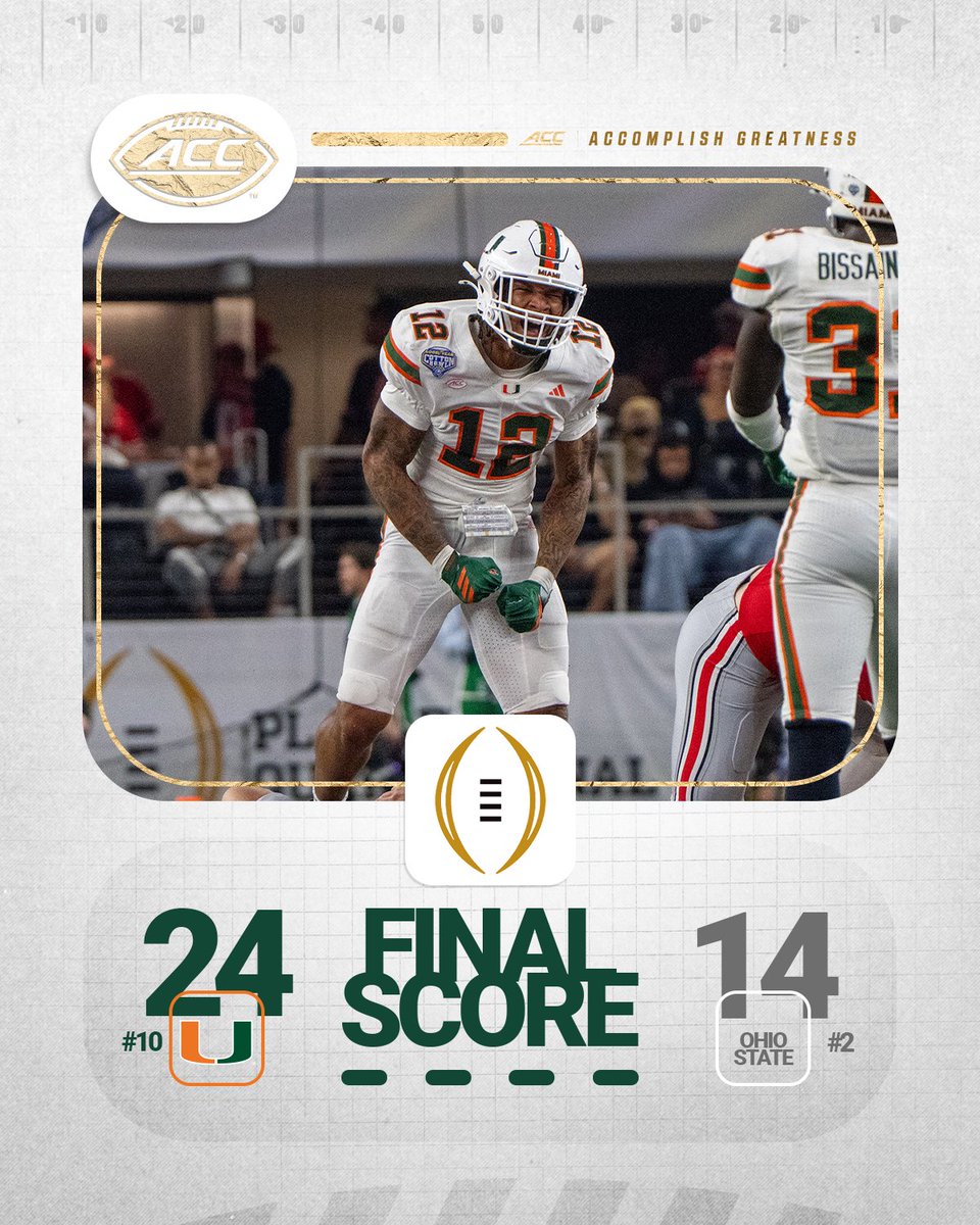 Don't sleep on the Canes. Don't sleep on ACC Football. 🤫