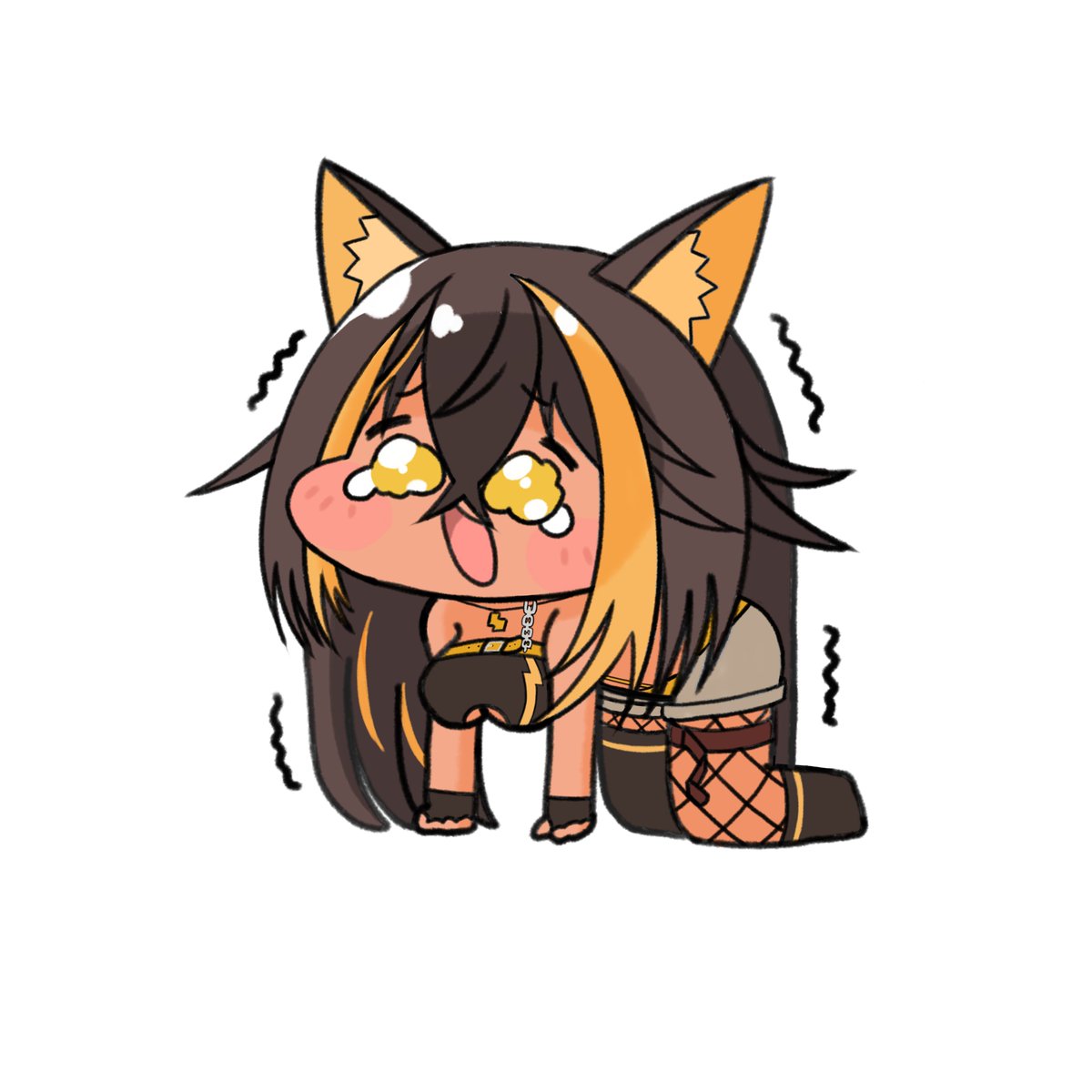 EmanonGorilla's tweet photo. スピキトレス

「ﾈｺﾖﾃﾞﾙｼﾞﾊﾞｾﾞﾖ!!」

#猫小夜くろえ
#ねこよのポージング https://t.co/eB9fC4xjmf