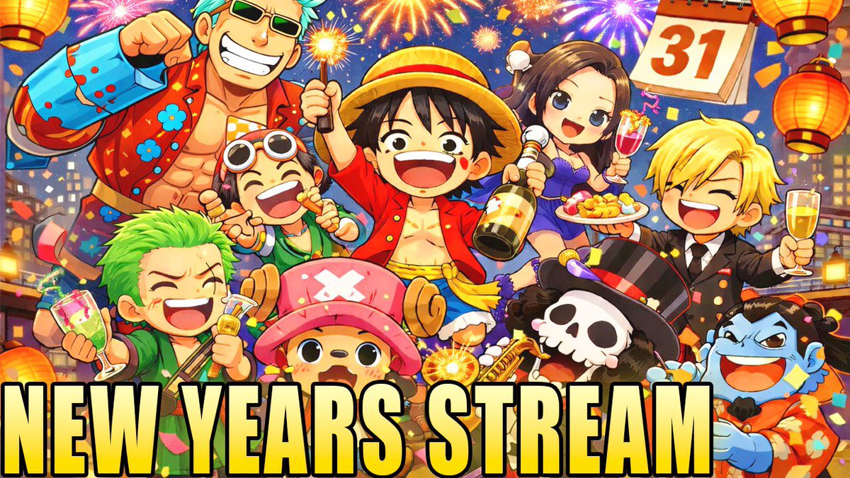 Live now. ONE PIECE 2026 Bingo Night. Open mic theories. Build a 24-spot prediction card for 2026. Join the stream. 

youtube.com/live/881uiDkA3… 

(#ONEPIECE #ONEPIECE1170)