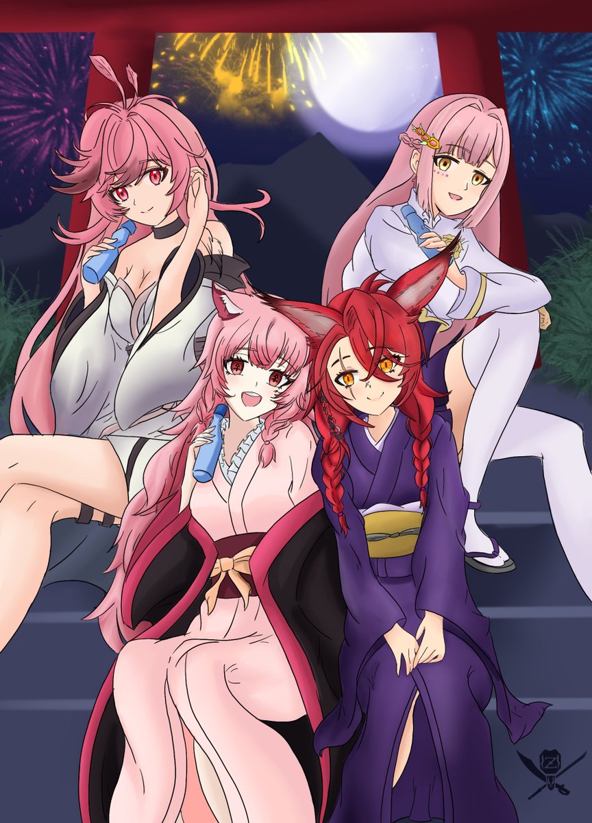 Se que no es el mejor momento para subir un arte, pero queria entregarles este fan-art de las 4 en año nuevo ya que son muy especiales para mi y les tengo mucho aprecio espero les guste.
Muchas gracias por año tan increible las TKM
#Panthagraph #MisaARTakashi #ArtAttkat #Eyrart