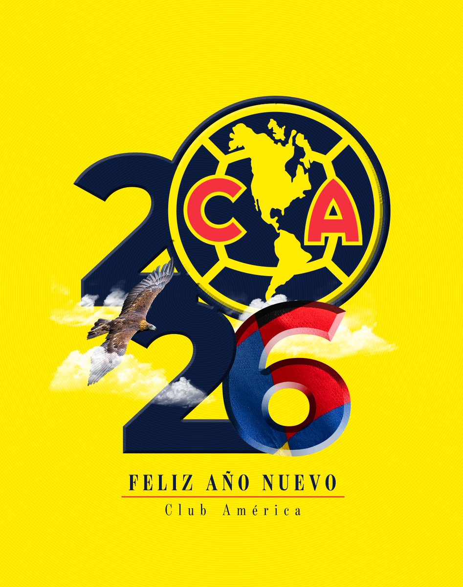 ClubAmerica's tweet image. ¡FELIZ AÑO NUEVO, ÁGUILAS! 💙💛