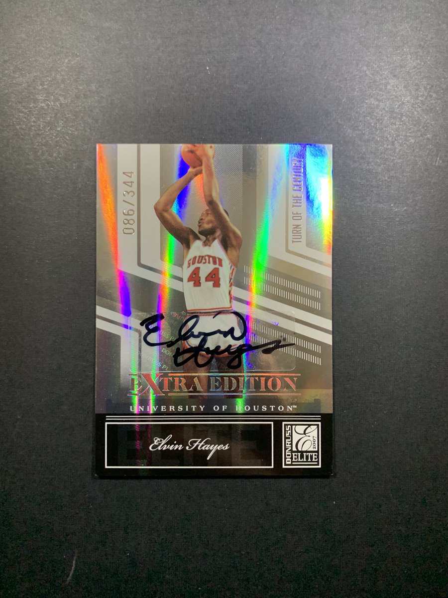 ArgyledPlaschke's tweet photo. Elvin Hayes
2007-08 Donruss Elite Extra Edition
Turn of the Century Signatures
Auto #’d /344
$10
Shipping Starts @:
🇺🇸: $6
🇨🇦: $15
#WBC #CUTL #ZakStack14
December 2025 https://t.co/atS2h2VlVr