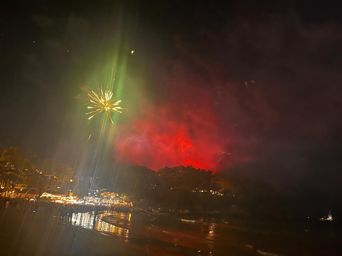 Meanwhile here in Thailand…1000’s gather on the beach lighting lanterns and fireworks..no admission..no drama..just humans being human. 
UK is a dictatorship