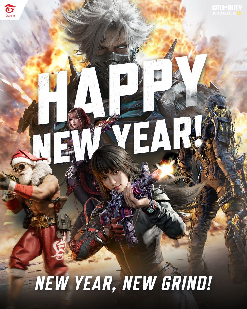 LeakersOnDuty's tweet photo. Happy New Year 2026 🎇🎉

Thank you for all the support throughout the year. With the new year ahead, we’re excited for what CODM is preparing for new seasons, weapons, events and more surprises along the way.

We’ll continue sharing updates, early info and clean summaries to keep everyone informed. As always, details may change and final information will follow official announcements.

What are you hoping to see in CODM this year? 🔥👀 

#NewYear2026 #NewYear #CODMobile #callofdutymobile #codm #codmnews #codmleaks
Follow Us & Join our Discord server for the latest news and leaks.