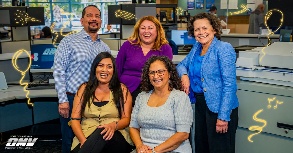 CA_DMV's tweet image. Wishing you a #HappyNewYear 🎇 from your friends at the #CADMV.