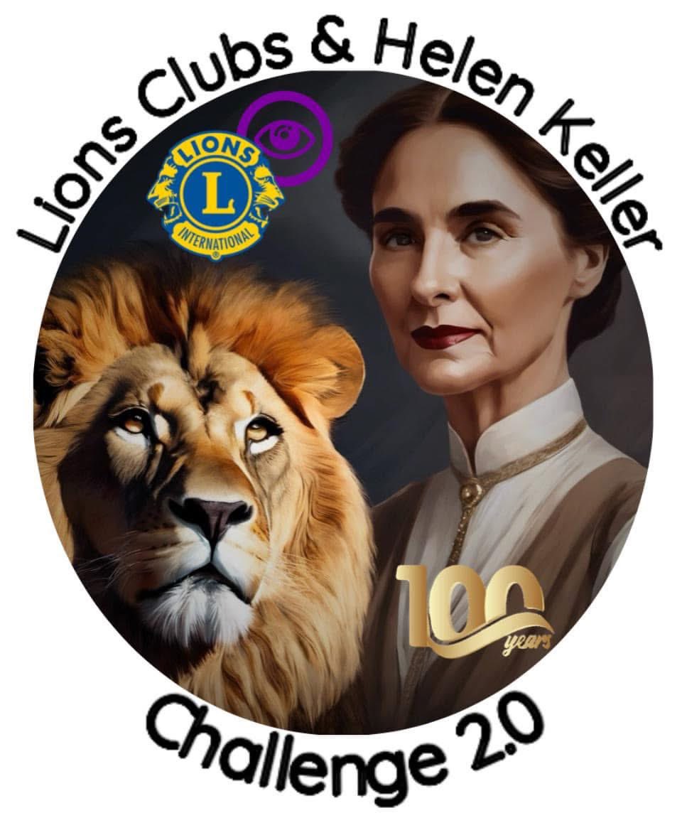 It’s been a great year of centennial celebration! Thank you for stepping up with your vision service as part of Lions Clubs &amp; Helen Keller Challenge 2.0!#HelenKeller100 #KnightsOfTheBlind #LionsClubs