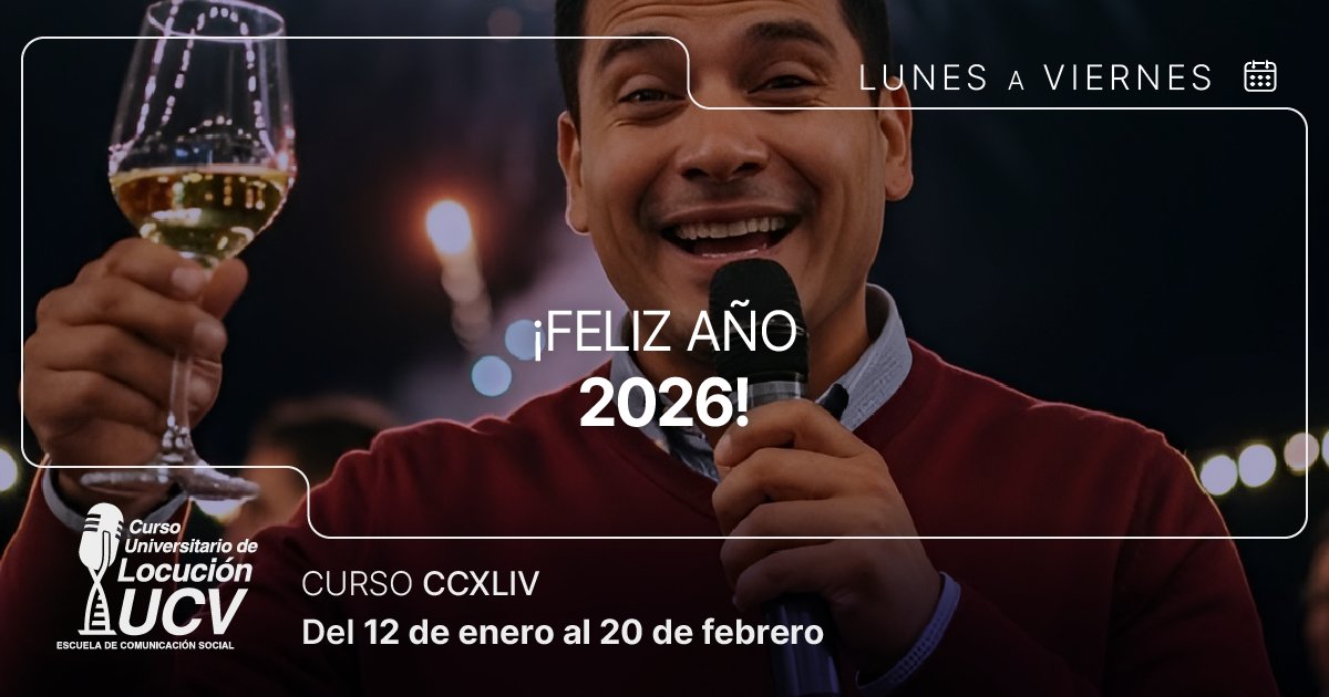 Curso Locución UCV tweet media