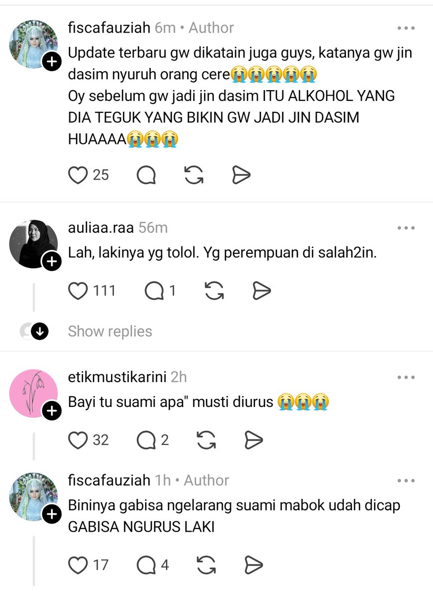 bisik_keluarga's tweet image. Yang mabuk: suami
Yang ribut: suami
Yang masuk penjara: suami
Yang salah di mata keluarga dan orang2: istri