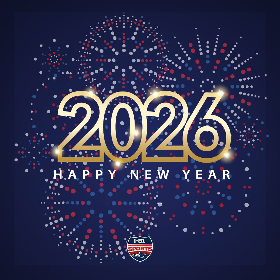 I81sports's tweet image. From all of us at I-81 Sports to all of you, #HappyNewYear! 

Please tell your friends to follow us and visit I81sports.com often in 2026, as we have big plans for the year ahead!