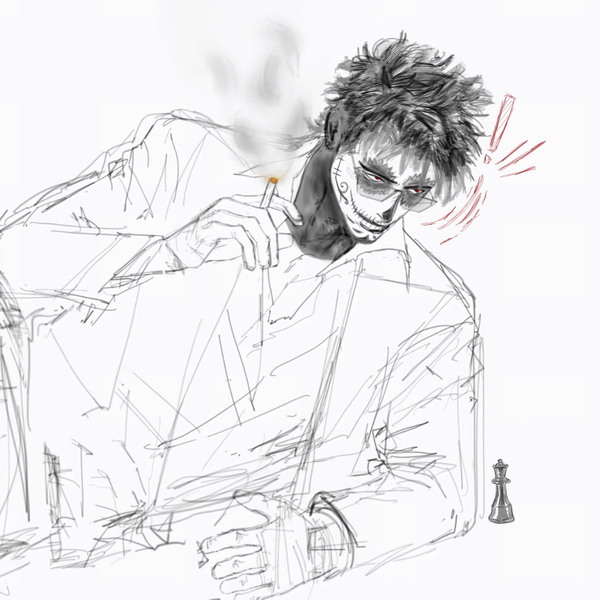 6tranq's tweet image. armando X tyler durden

first skech in the twenty 26 🥳.