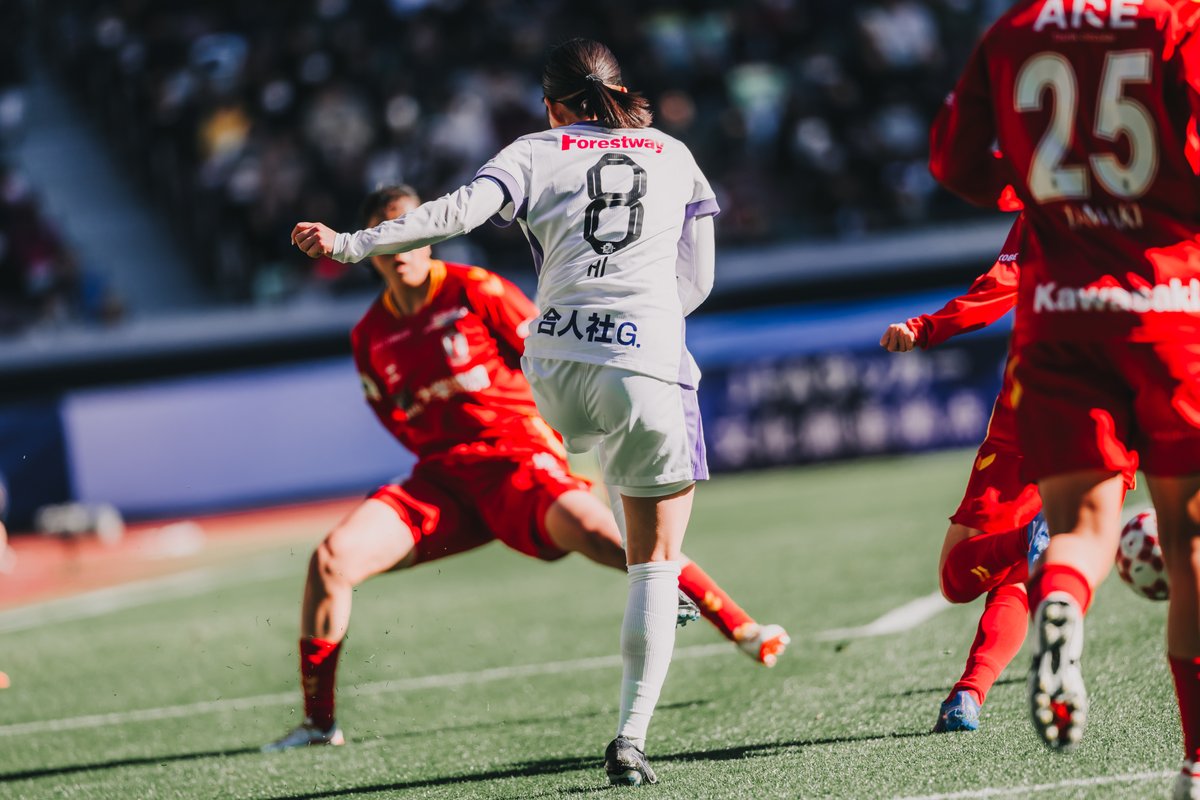 先制ゴールは小川愛から李誠雅🏹🔥 1-0で後半へ⏸️ #RebornRegina