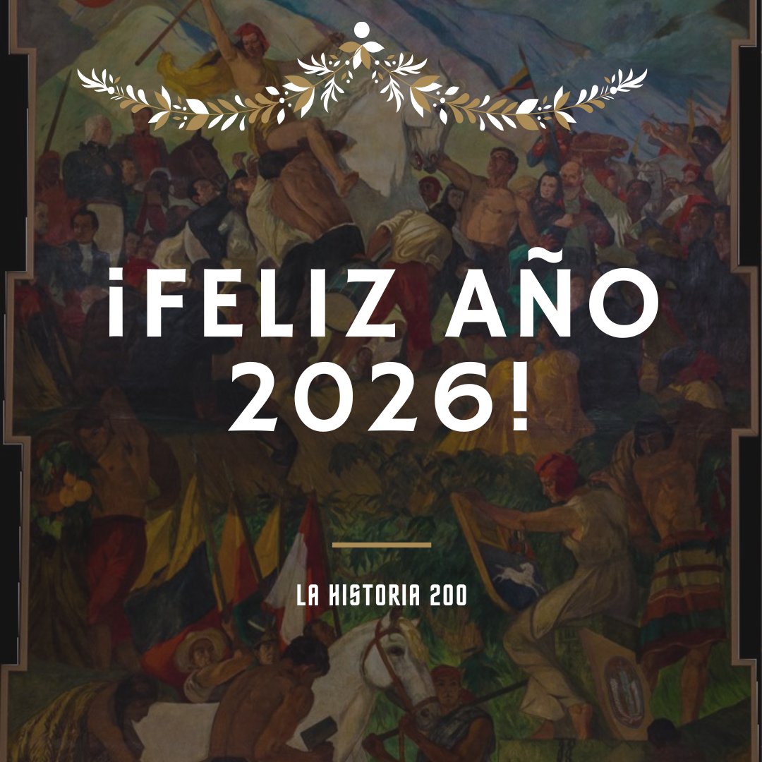 📚🇻🇪 ¡FELIZ AÑO 2026, VENEZUELA, LES DESEAMOS DESDE @lahistoria200!