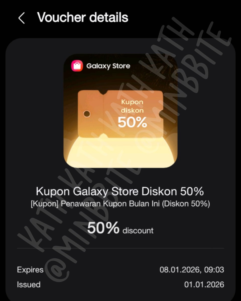 Minbbite's tweet image. wts voc samsung 50% vilog, 500r 60k, 1000r 110k bisa via qris proofs bisa cek pnnedku 💗

#zonauang