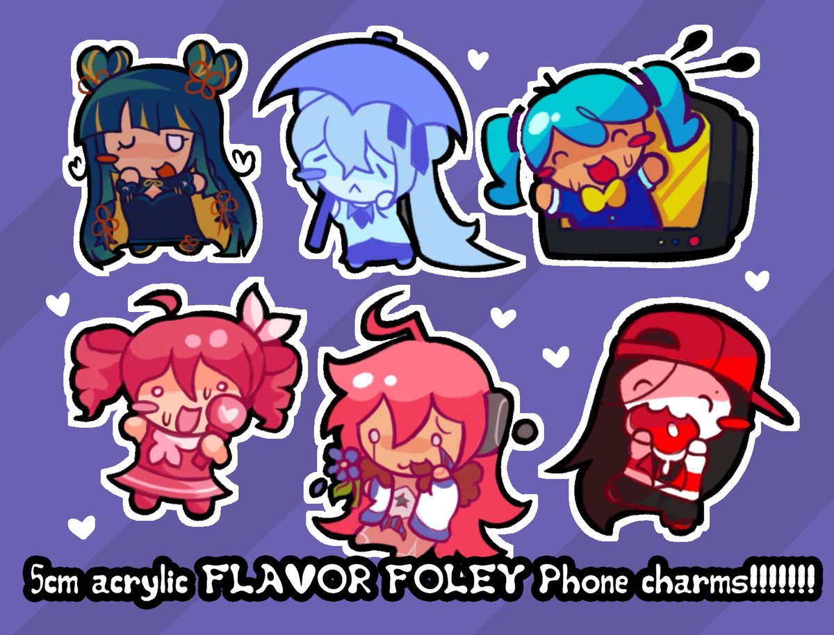 rubyda_alien's tweet image. hi guys... i made some acrylic charms... i hope you like them... 
#flavorfoley_fa