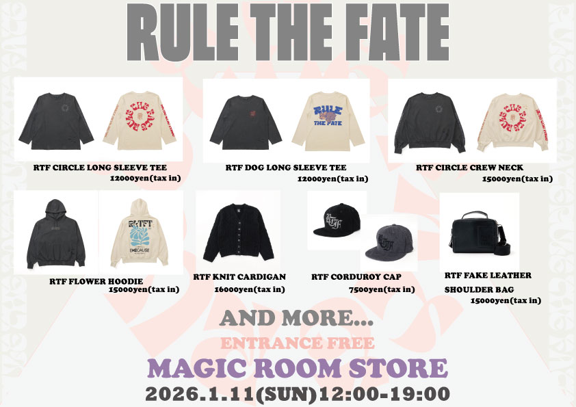 激レア　限定品　新品未使用　RULE THE FATE Lサイズ　hiro 激レア 限定品 新品未使用 RULE THE FATE Lサイズ hiro RULE THE FATE