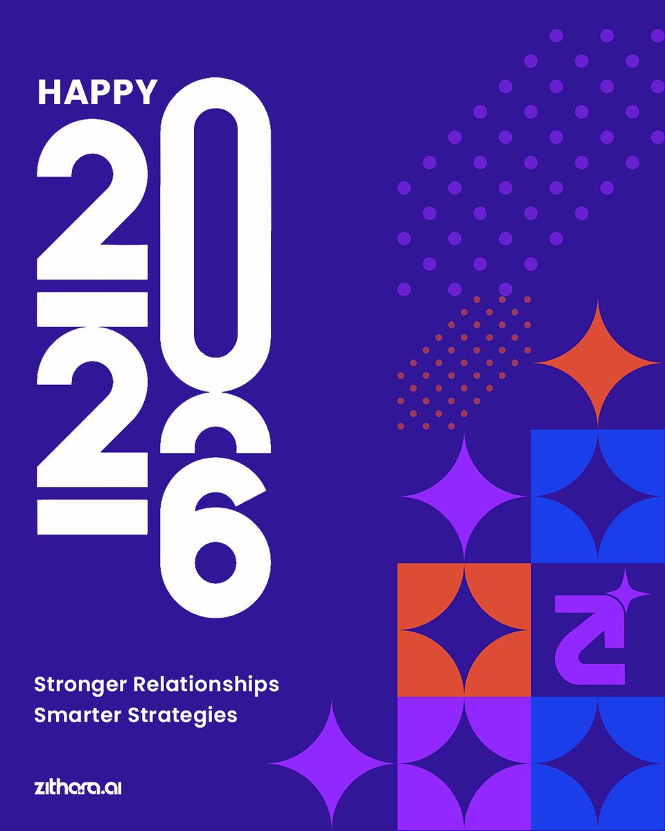 Zitharaofficial's tweet photo. Happy New Year from Zithara! 🎆✨
Wishing you joy, growth, and success in 2026.
Here’s to new beginnings and meaningful moments ahead 💫

#zitharaai #happynewyear #welcome2026 https://t.co/3qjPIvSPZF