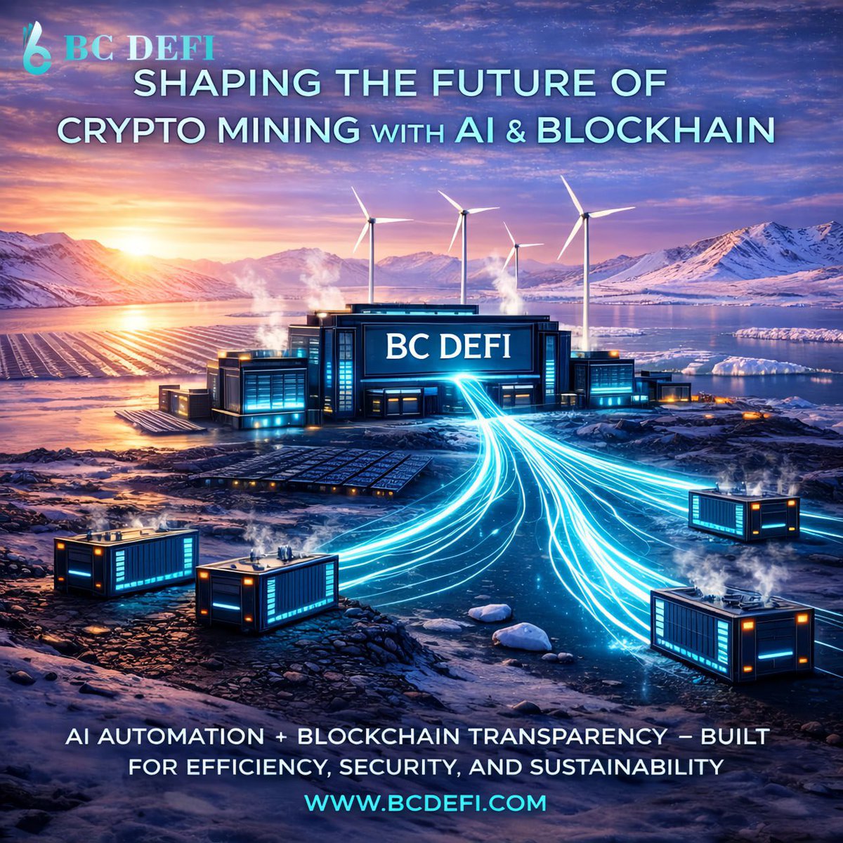 bcdefi2019's tweet photo. BC DEFI: Powering the Next Generation of AI-Driven Crypto Mining

In 2025, as artificial intelligence and blockchain technology continue to redefine the digital economy, crypto mining is undergoing a fundamental transformation. Efficiency, automation, and transparency are no longer optional — they are essential.

BC DEFI stands at the center of this evolution, integrating advanced AI algorithms with decentralized blockchain infrastructure to deliver a smarter, more resilient crypto mining ecosystem. AI-powered systems automate mining operations, dynamically allocate computing power, and optimize energy consumption to maximize output while minimizing operational costs.

At the same time, blockchain technology ensures that every process remains transparent, verifiable, and tamper-proof. From performance data to reward distribution, all activities are recorded on-chain, creating a trust-driven environment for users worldwide. Through this deep technological integration, BC DEFI goes beyond traditional cloud mining — positioning itself as an innovation leader shaping the future of decentralized, intelligent mining.

Key Features

✅ AI-Powered Automation: Intelligent algorithms optimize mining efficiency and reduce operational overhead.
✅ Blockchain Transparency: On-chain data ensures full visibility, security, and trust.
✅ Predictive Intelligence: Real-time analysis adapts strategies to market conditions.
✅ Energy-Efficient Design: AI-driven optimization supports high performance with lower energy usage.

🌐 https://t.co/4yNeWzHKuI

#BCDEFI #AIMining #BlockchainInnovation #SmartMining #CryptoMining #CloudMining #DigitalAssets #Web3