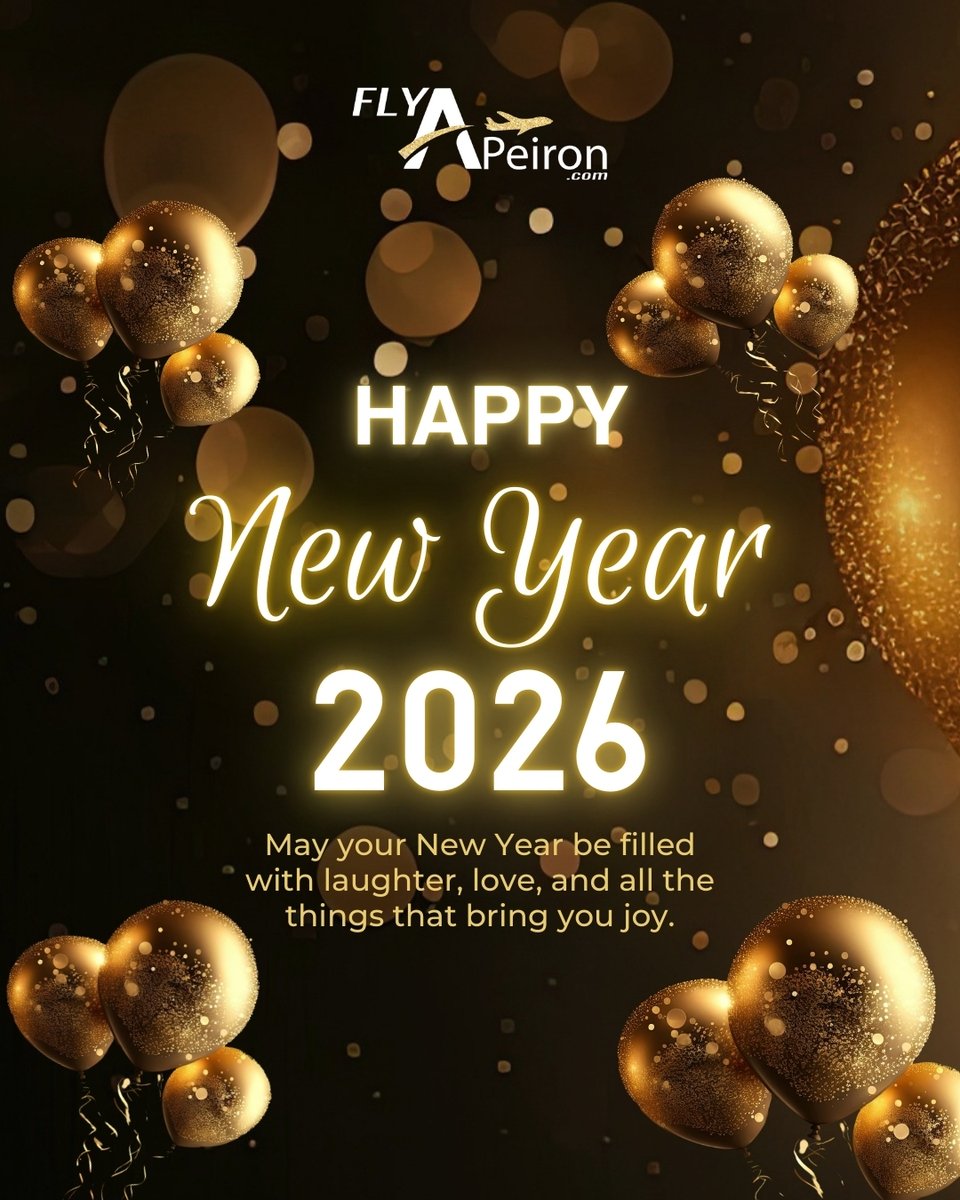 flyapeiron's tweet photo. Hello 2026—let’s travel more! New destinations, unforgettable journeys, and memories waiting to be made. This year, chase experiences, not just places.

Happy New Year 2026!

#HappyNewYear2026 #TravelMore #Wanderlust #NewYearNewAdventures #ExploreTheWorld #TravelAgency https://t.co/q1RCCeb1bi