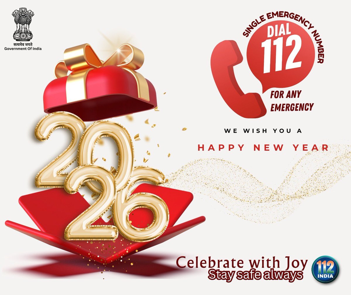 ChdPol's tweet image. Wishing all citizens of Chandigarh a safe, secure, and joyful year ahead. Chandigarh Police — Always for Your Safety.

#HappyNewYear2026 #Chandigarhpolice #WeCareforYou
