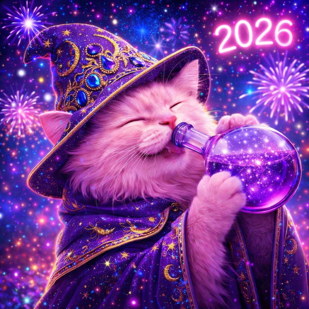 happy new year everyone, may your 2026 be full of gud friends, gud tek, gud trades and maximum mojo!